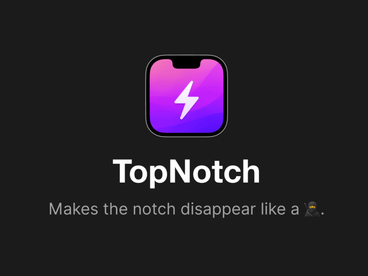 MacApp | MacBook 的刘海太丑了，我用这款免费 App&nbsp;解决了